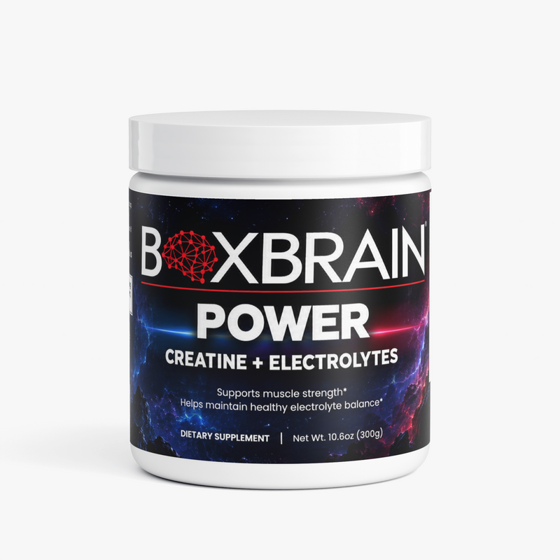 boxing after work routine with BOXBRAIN POWER creatine and electrolytes