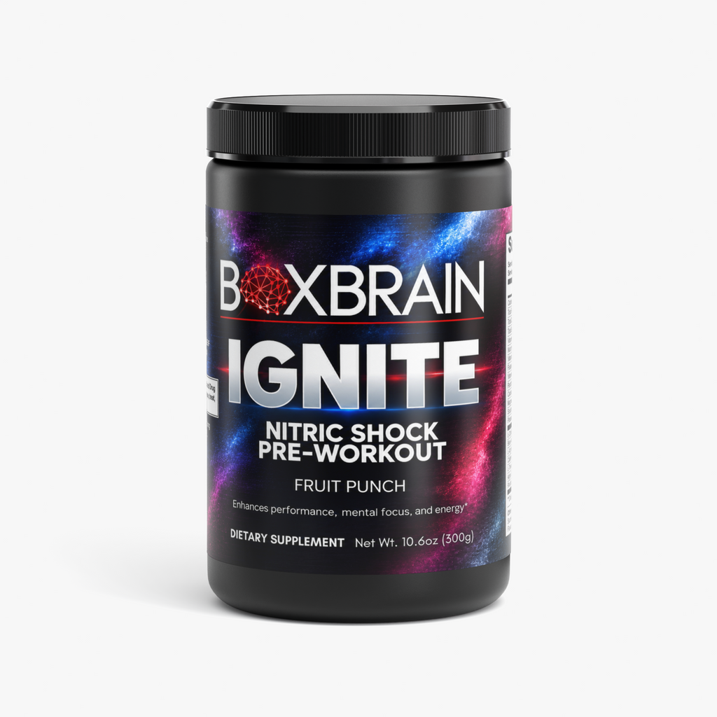 IGNITE - Nitric Shock Pre-Workout Powder (Fruit Punch)