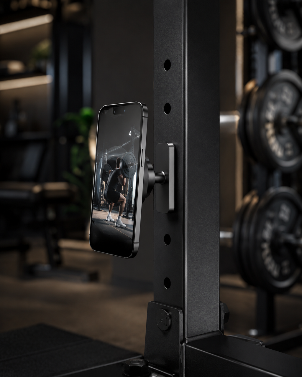 BOXBRAIN double sided Magnetic Gym Phone holder