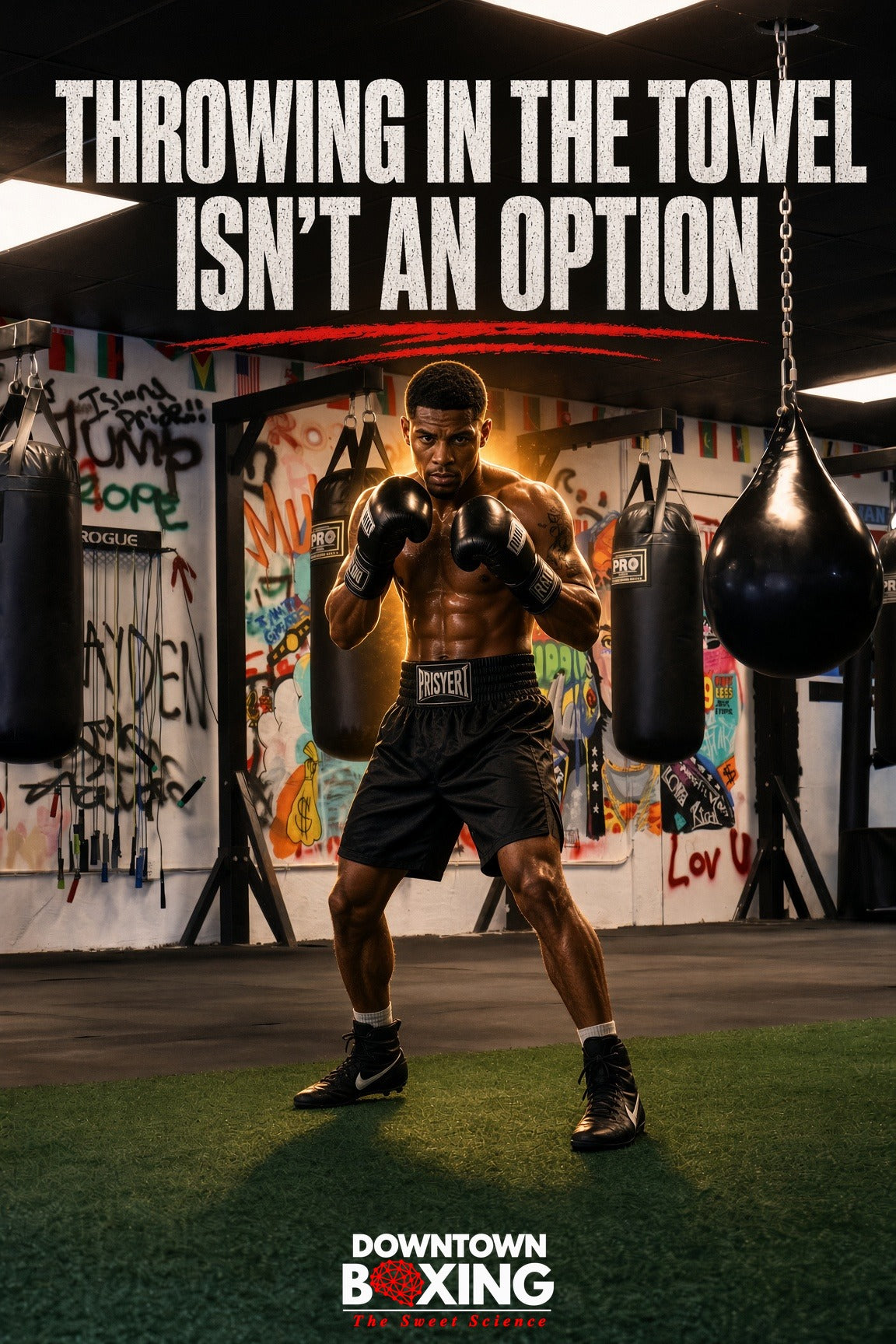 Throwing in the towel isn't an option.